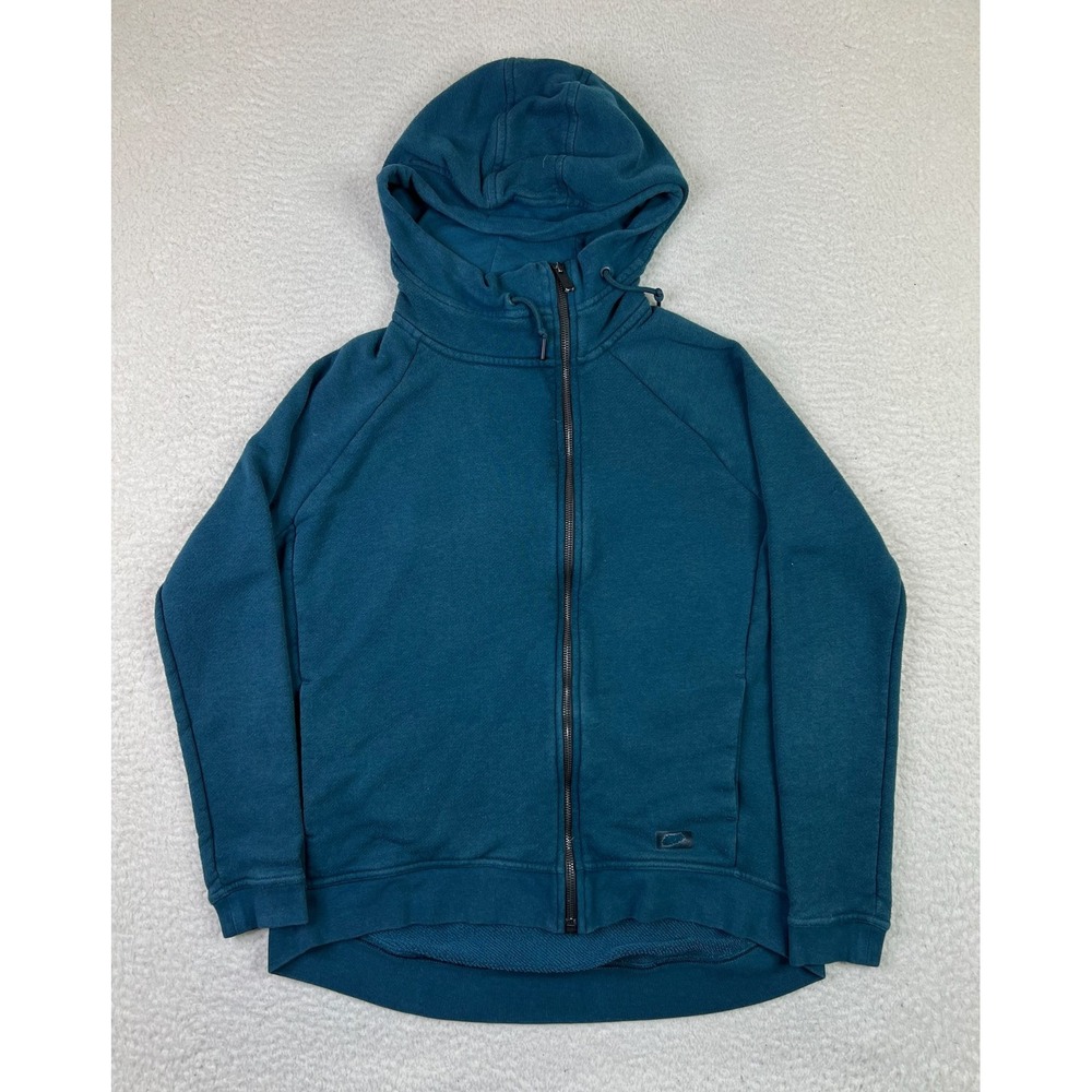 Nike Modern Cape Jacket Hoodie Womens Small Teal Full Zip 804577-346